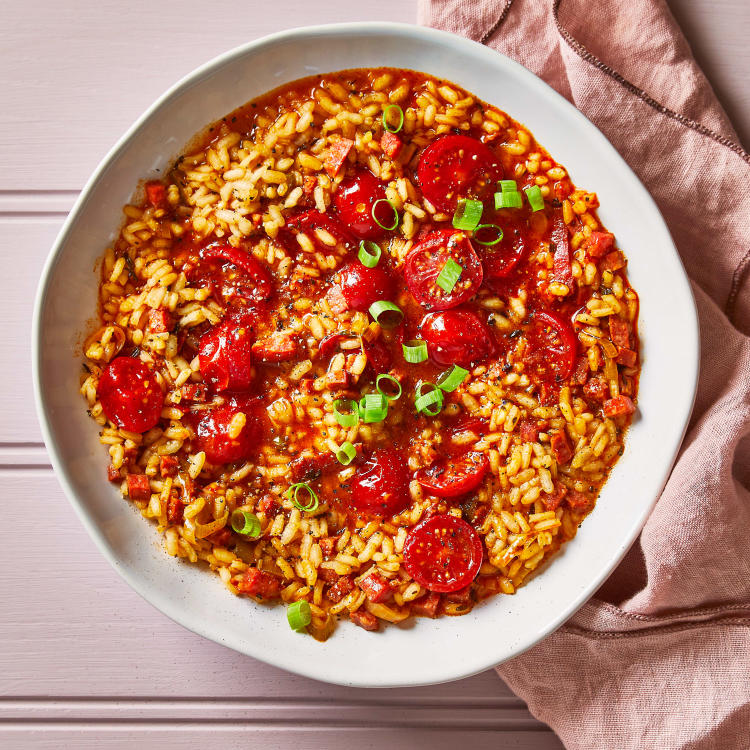 Simple Chorizo & Cherry Tomato Risotto Recipe Gousto