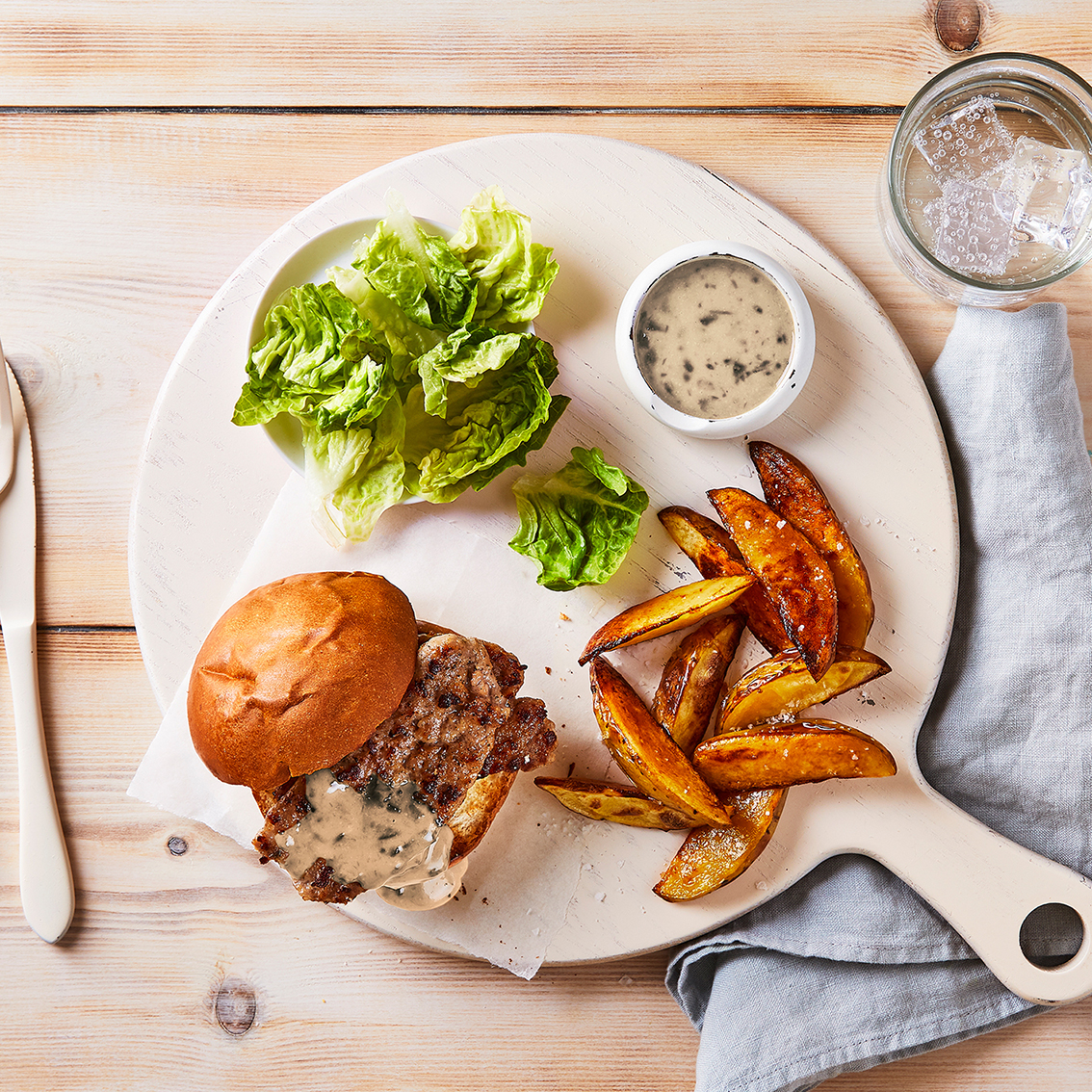 Sausage Burger & Sweet Onion Mayo Recipe Gousto