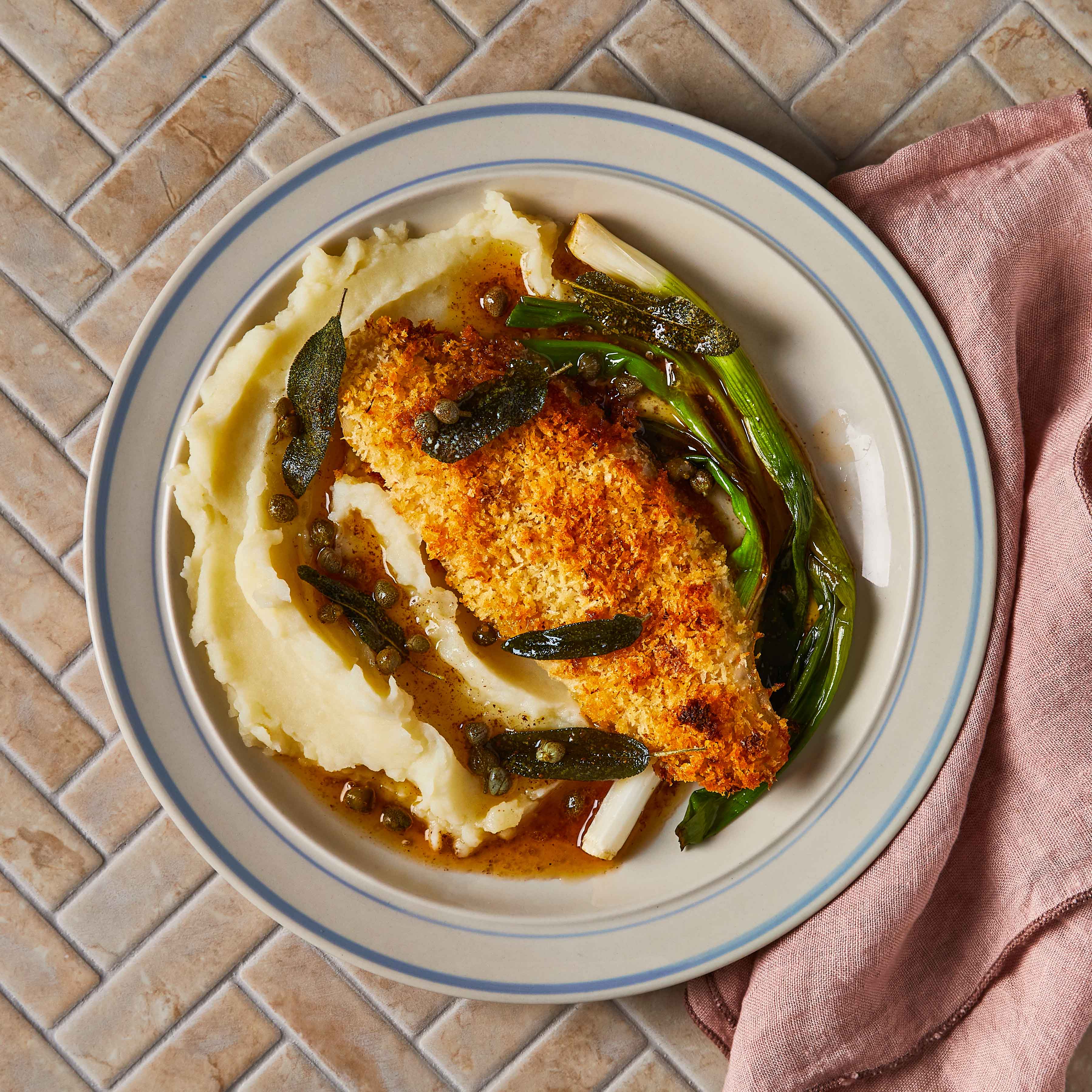 Lemon Crusted Fish With Brown Butter Recipe Gousto