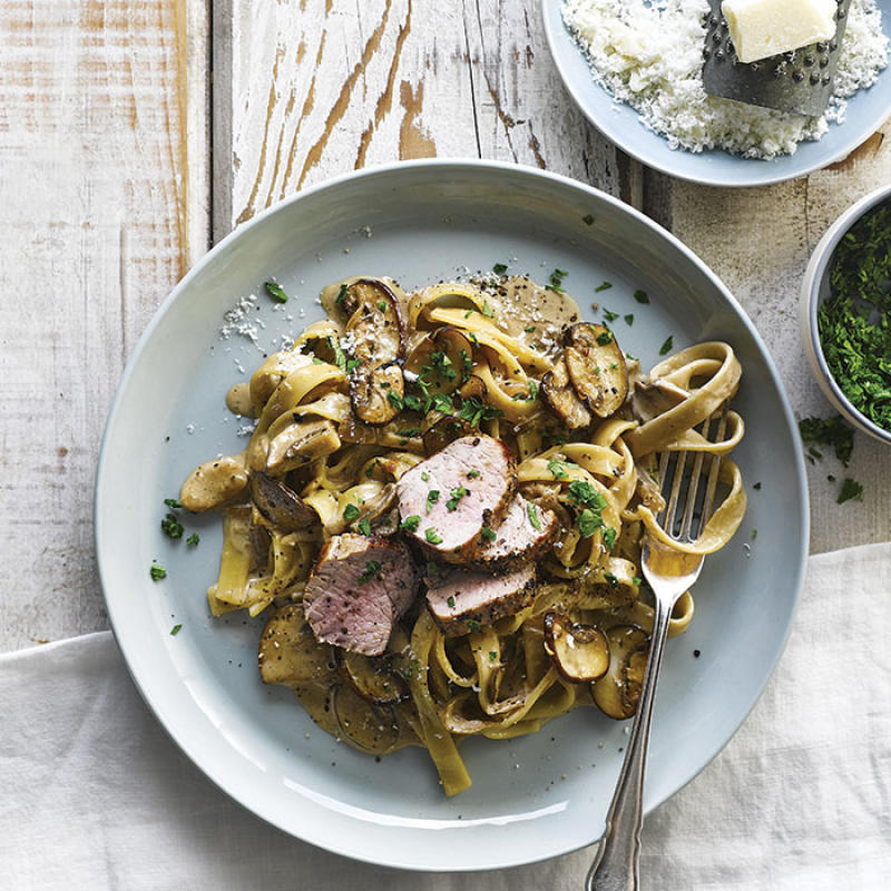Creamy Pork Tagliatelle Recipe Gousto