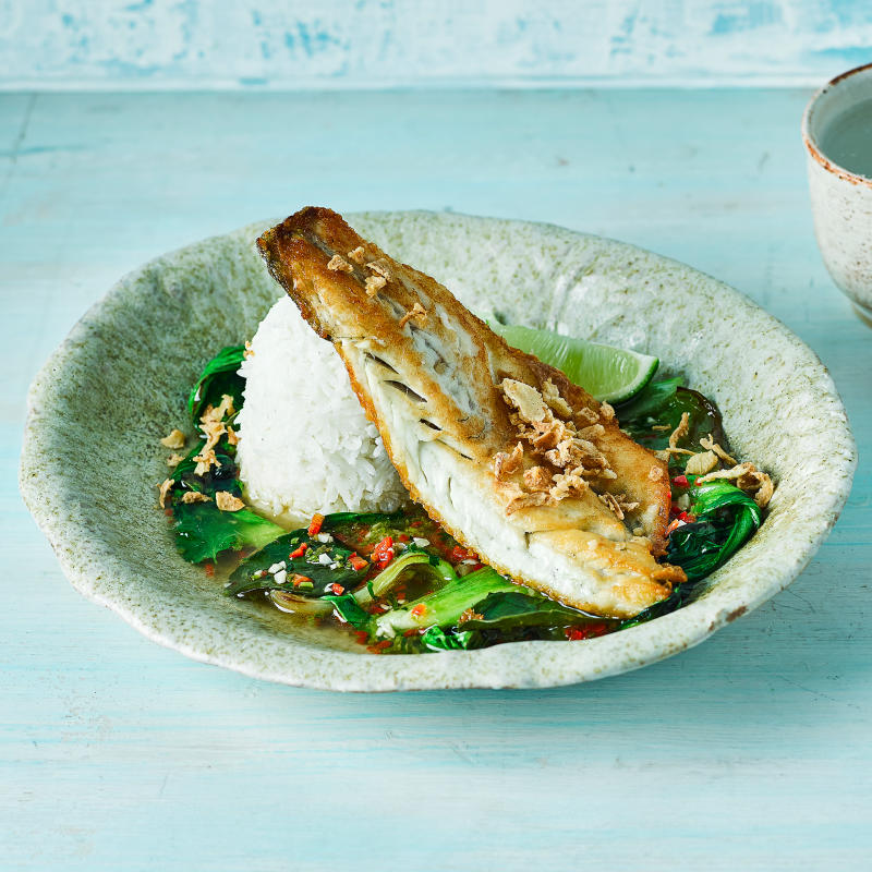 Sea Bass, Coconut Rice & Thai Broth Recipe Gousto