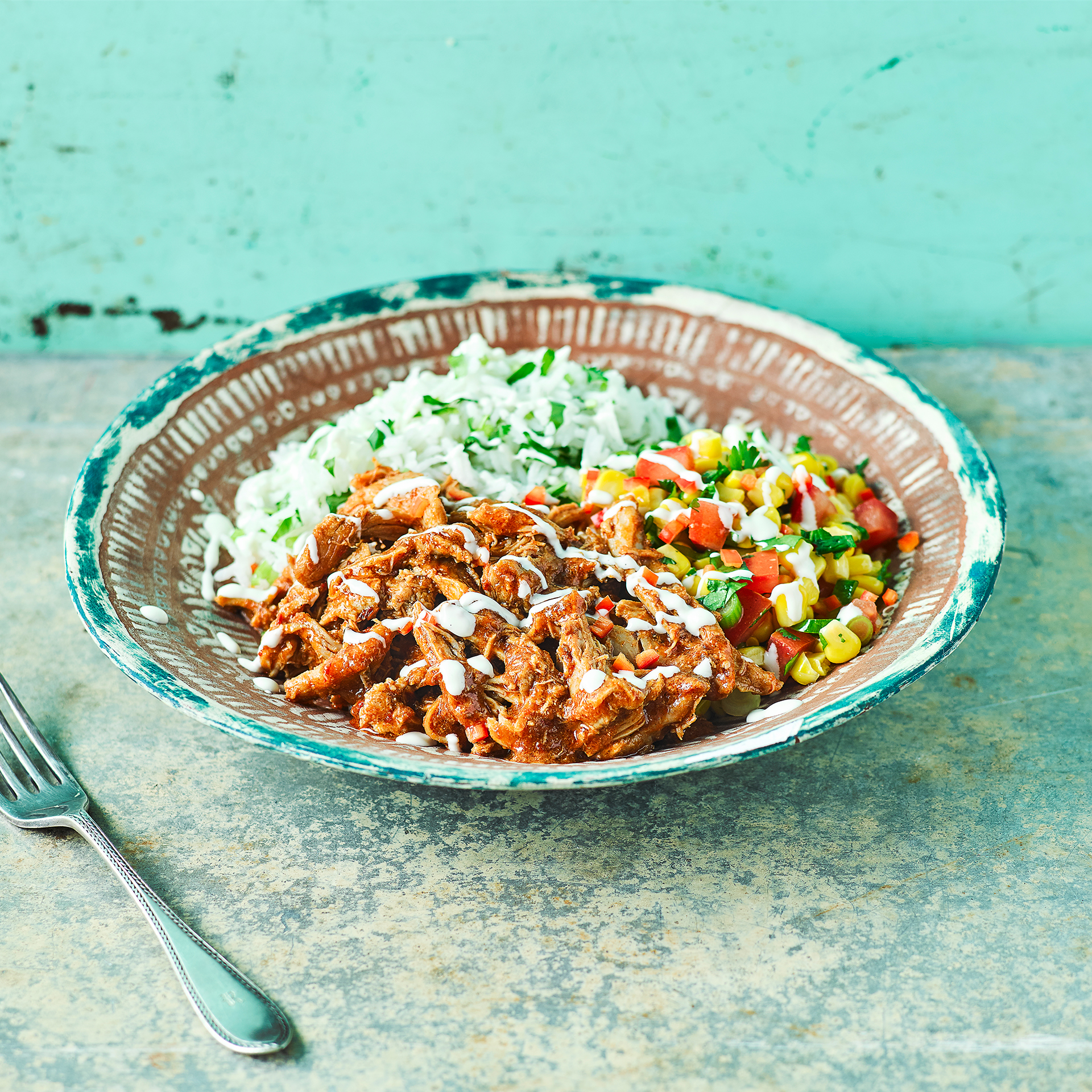 Mexican Shredded Chicken & Corn Salsa Recipe Gousto