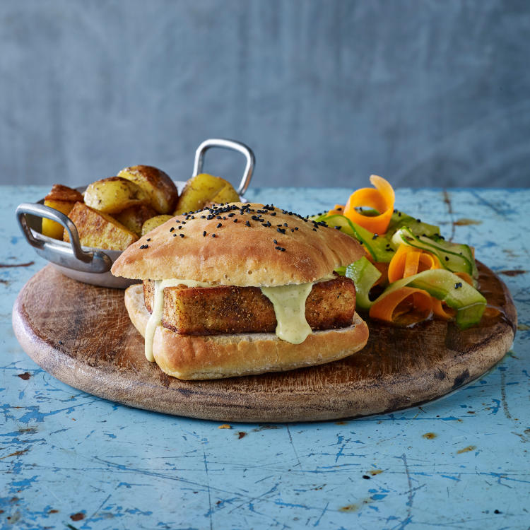 Paneer Burger With Indian Slaw Recipe Gousto