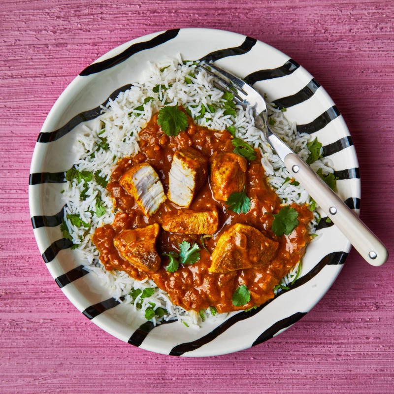 Butter Chicken With Coriander Rice Recipe Gousto