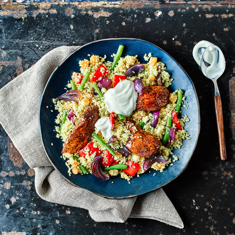 Cajun Chicken With Apricot Couscous Recipe Gousto