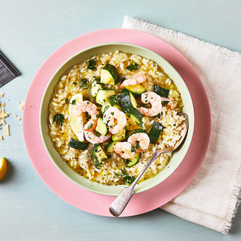 Lemony Courgette & King Prawn Risotto Recipe Gousto