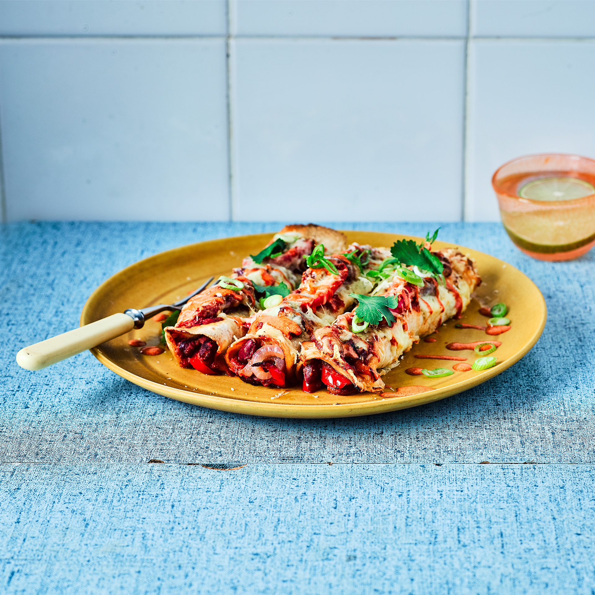 Cheesy Veggie Enchiladas Recipe Gousto