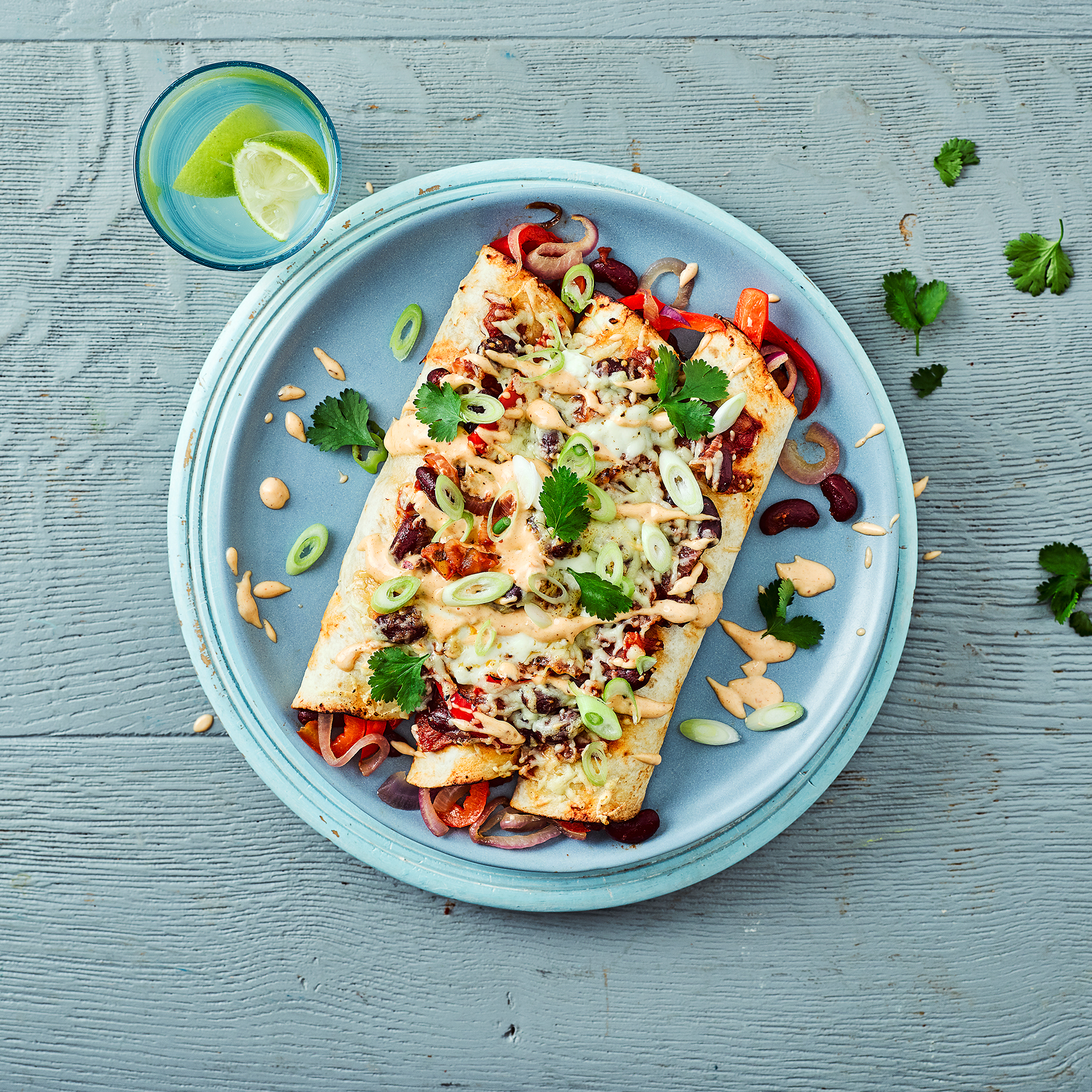 Cheesy Baked Veggie Enchiladas Recipe Gousto