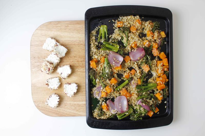 Warm Tenderstem Broccoli & Goats' Cheese Salad Recipe Gousto