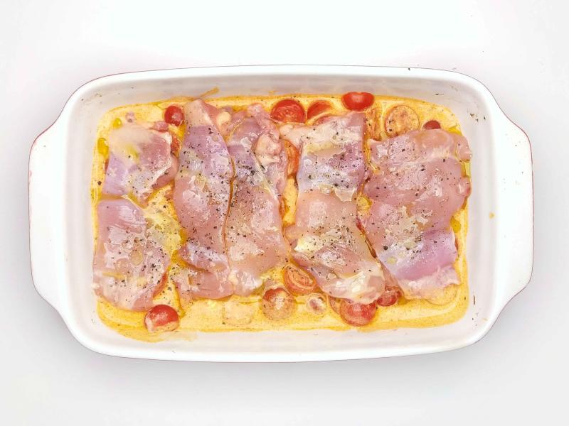 Creamy SunDried Tomato Chicken Bake Recipe Gousto