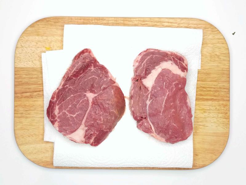 21Day Aged Sirloin Steak, Chimichurri & Sweet Potato Wedges Recipe