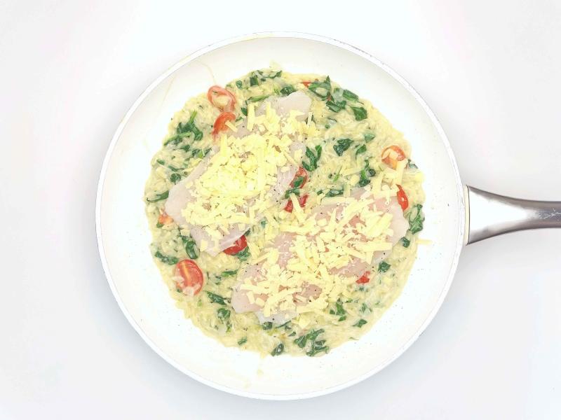 Creamy OnePot Fish Florentine With Basil Recipe Gousto