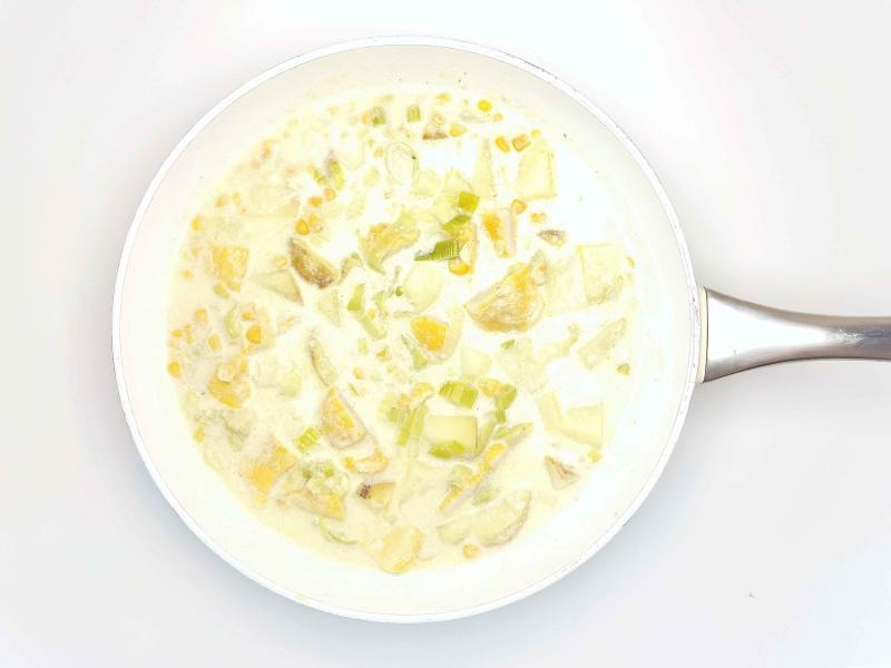 OnePot Smoked Fish, Leek & Sweetcorn Chowder Recipe Gousto