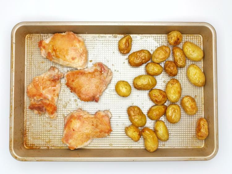 Lemon & Garlic Chicken With Roast Jersey Royals Recipe Gousto
