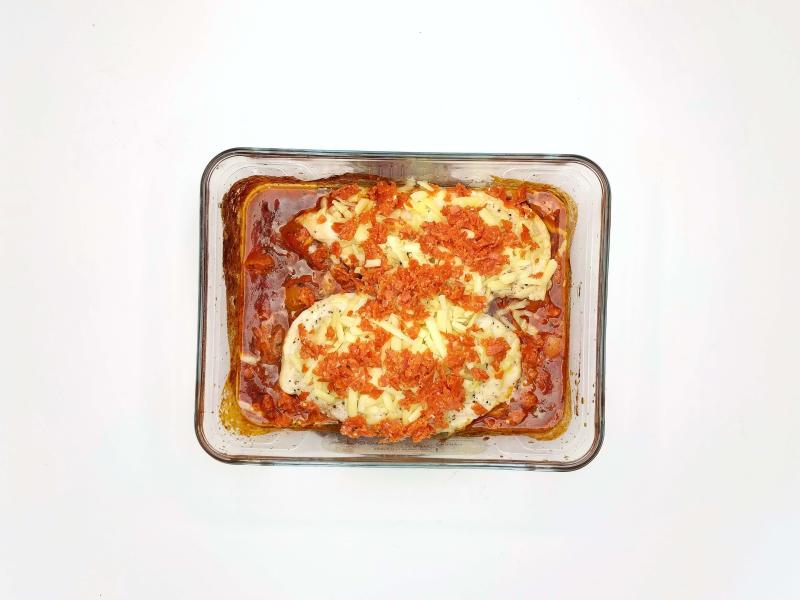 Cheesy Pepperoni Chicken With Crispy Potatoes Recipe Gousto