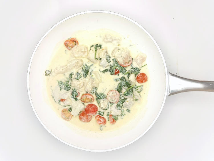 10Min Creamy Haddock Florentine Spaghetti Recipe Gousto