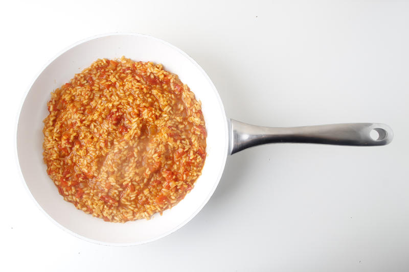 Red Pepper Risotto With HerbRolled Goats' Cheese Recipe Gousto