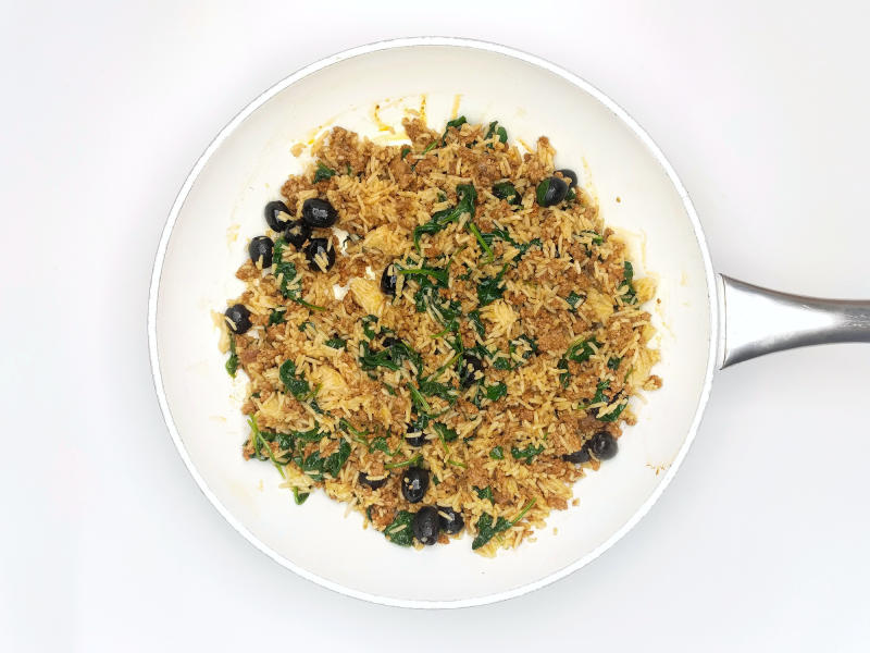 10Min Warming Greek Lamb Rice With Feta Recipe Gousto